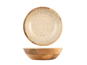 BOL MADERA DECORADO METALDROPS