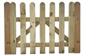 PUERTA VALLA CLASICA MADERA 10