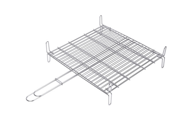 PARRILLA DOBLE INOX 18/8 50X50