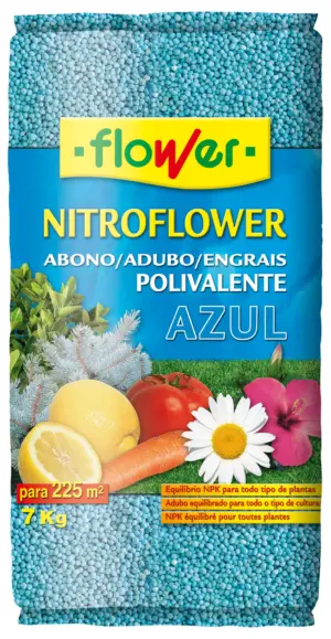 ABONO NITROFLOWER AZUL 7 KG FL