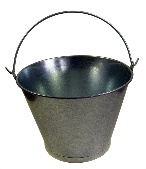 CUBO GALVANIZADO CONICO 12LT