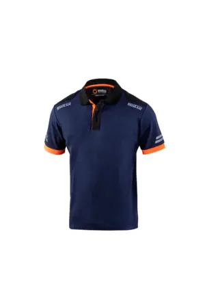 POLO SPARCO AZUL NARANJA T-L