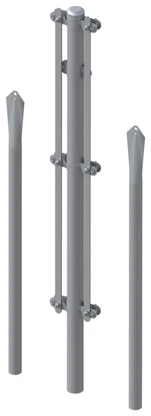 CONJUNTO POSTE ESQUINER GALVA