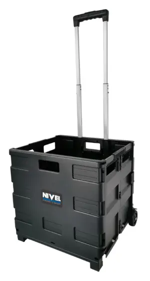 CARRO CAJA PLEGABLE NEGRO 42X3