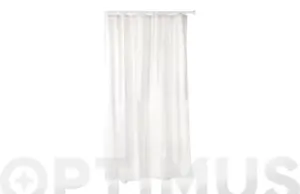CORTINA BAÑO POLI BLANCO 140X2