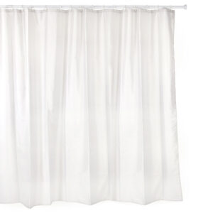 CORTINA BAÑO POLI BLANCO 200X2