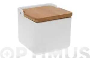 SALERO TAPA BAMBU BLANCO 21440