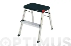 TABURETE ALUMINIO 2 PELDAÑOS