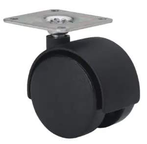 RUEDA PL.050X050 050MM DK NEGR