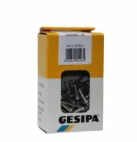 REMACHE ESTAND. 4X12MM ALUM 50