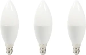 BOMBILLA VELA 3UD E14 7W 3000K
