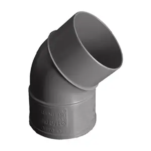 CODO EVAC PVC M-H 45º Ø 32