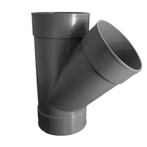 DERIV.SIMPLE EVAC.PVC H-H 45º