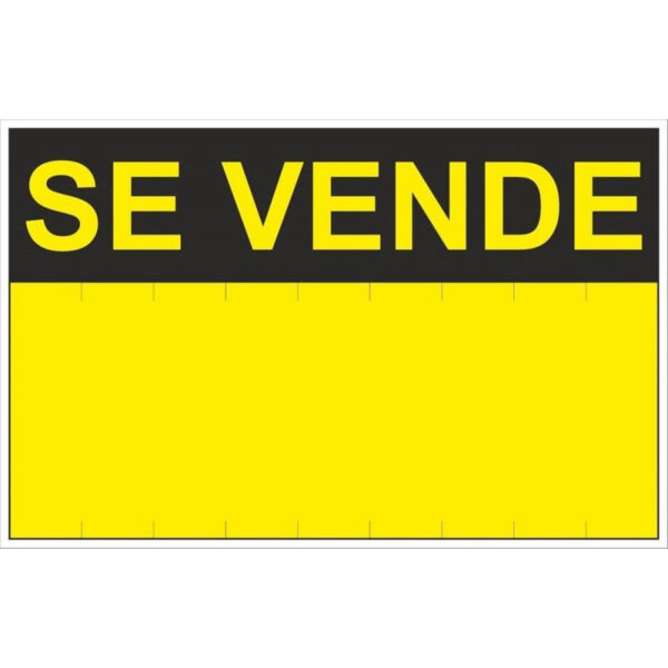 SEÑAL SE VENDE 0,4MM 350X450MM