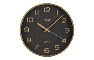 RELOJ PARED REDONDO 30CM GRIS