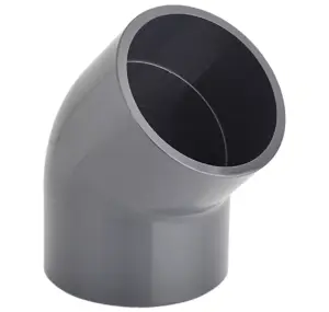 CODO PVC PRESION H-H 45º Ø63