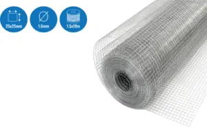 MALLA ELECTRO GALVA 25 X 25 1,