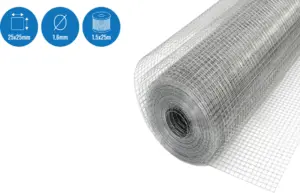 MALLA ELECTRO GALVA 25 X 25 1,