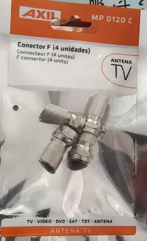 CONECTOR ANTENA COAXIAL F 4 PZ