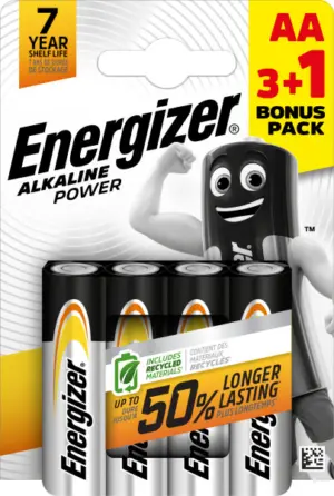 PILA ALCALINA POWER LR6 AA PAC