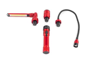 LINTERNA LED 3 CABEZALES RECAR