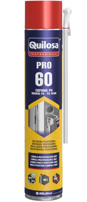 ESPUMA POLIU PROFES PRO 60 CAN