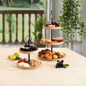 BANDEJA 3 ALTURAS BAMBU 542699