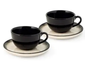 SET 2 TAZAS TE+PLATO STW 20 CL