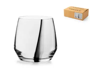 VASO VIDRIO DECORADO INK 37 CL