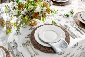 VAJILLA 18 PZAS PORCELANA BLAN