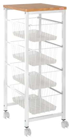 VERDULERO 4 CESTAS SOBRE MADER