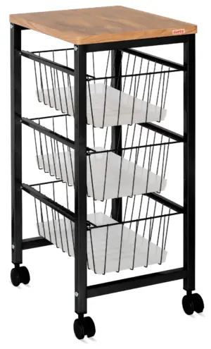 VERDULERO 3 CESTAS SOBRE MADER