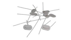 FIJACION CAÑIZO PCV BLANCO 26