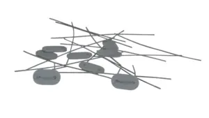 FIJACION CAÑIZO PCV GRIS 26 UD