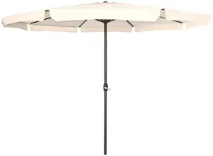 PARASOL ALUM BEIGE CON FALDON