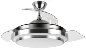 VENTILADOR TECHO RETR. ACERO Ø