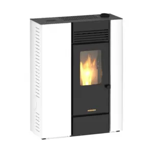 ESTUFA PELLET APIA BLANCA 10 K