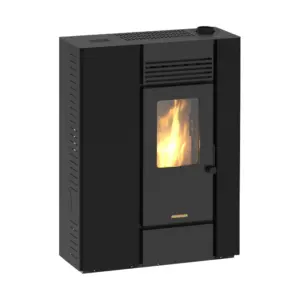 ESTUFA PELLET APIA NEGRA 10 KW