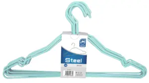 PERCHA ALAMBRE AZUL 6 UDS 39 C