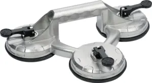 VENTOSA TRIPLE ALUMINIO 118MM