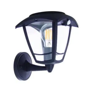 APLIQUE SOLAR NEGRO RETRO LED