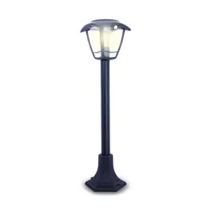 FAROLA SOLAR RETRO NEGRA LED I