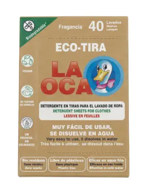DETERGENTE ECO-TIRAS 40 LAV 17