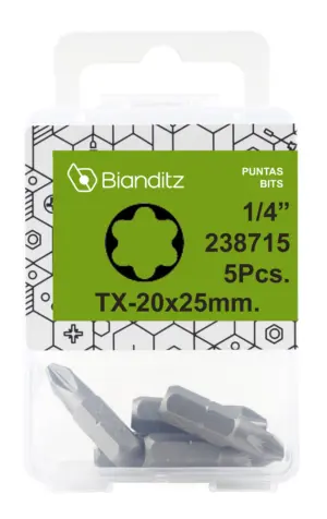 PUNTA TORX 5UDS 238716