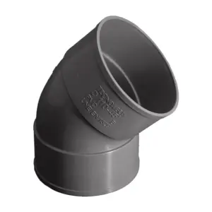 CODO EVACUACION PVC H-H 45º Ø