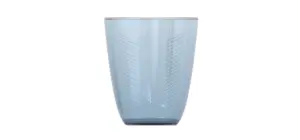 VASO CRISTAL CHEVRON 31CL AZUL