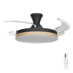 VENTILADOR TECHO ASPAS RETRA.