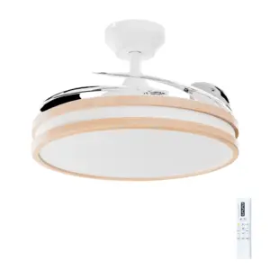 VENTILADOR TECHO ASPAS RETRA.