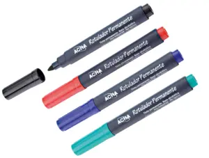 ROTULADOR PERM. PUNTA FINA VER