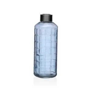 BOTELLA AGUA VIDRIO AZUL1000ML